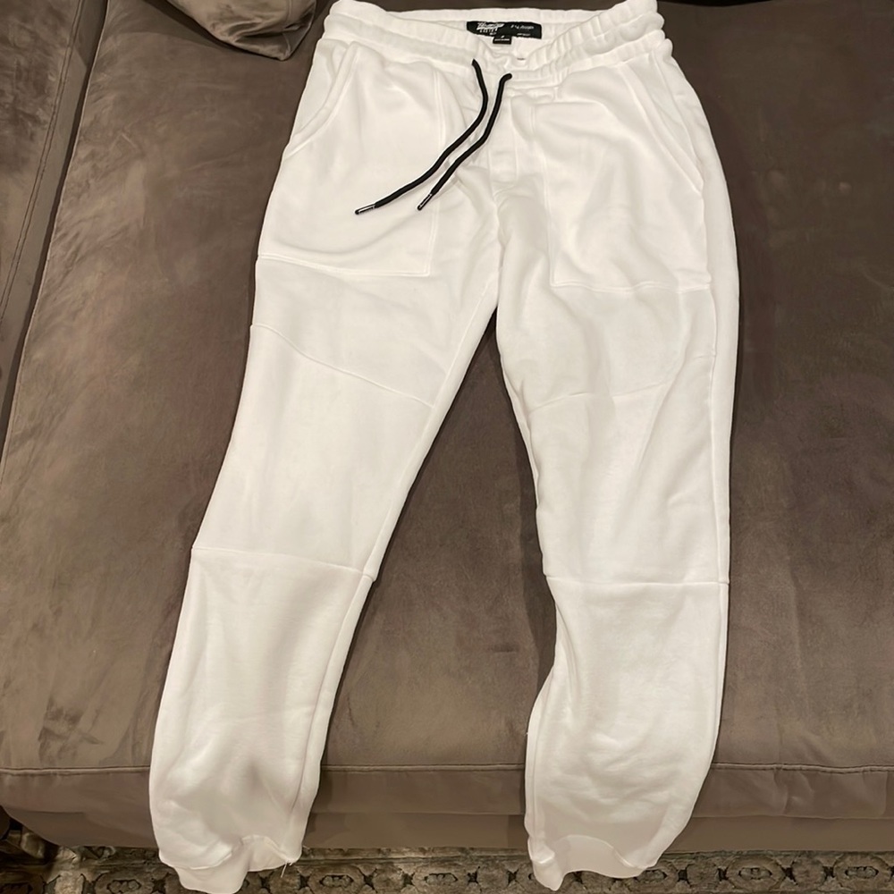 White sweatpants